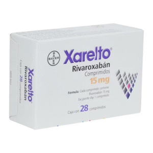 XARELTO 15 MG - 15 MG CON 28 COMPRIMIDOS
